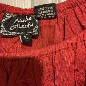 Red Manda Collection Top